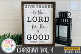 Christian Volume 1 - PNG, DXF, SVG Digital Cut File - 10 Designs