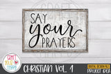 Christian Volume 1 - PNG, DXF, SVG Digital Cut File - 10 Designs