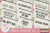 Period Pouches Volume 2 - PNG, DXF, SVG Digital Cut File - 9 designs