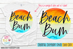 Beach Bum - PNG Printable
