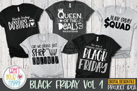 Black Friday Volume 1 - PNG, DXF, SVG Digital Cut File - 10 designs