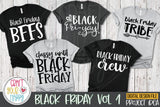 Black Friday Volume 1 - PNG, DXF, SVG Digital Cut File - 10 designs