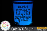 Camping Volume 1 - PNG - DXF - SVG Digital Cut File Mini Bundle - 9 Designs
