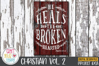 Christian Volume 2 - PNG, DXF, SVG Digital Cut File - 10 Designs