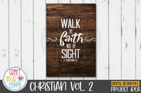 Christian Volume 2 - PNG, DXF, SVG Digital Cut File - 10 Designs