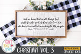 Christian Volume 3 - PNG, DXF, SVG Digital Cut File - 10 Designs