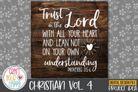 Christian Volume 4 - PNG, DXF, SVG Digital Cut File - 10 Designs