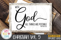 Christian Volume 5 - PNG, DXF, SVG Digital Cut File - 10 Designs