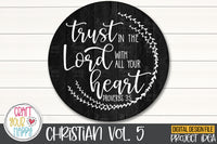 Christian Volume 5 - PNG, DXF, SVG Digital Cut File - 10 Designs