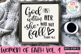 Women of Faith Volume 1 - PNG, DXF, SVG Digital Cut File - 11 designs