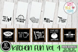 Kitchen Fun Volume 4 - PNG, DXF, SVG Digital Cut File - 10 designs