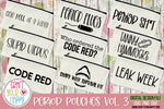 Period Pouches Volume 3 - PNG, DXF, SVG Digital Cut File - 9 designs