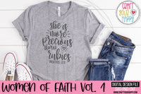 Women of Faith Volume 1 - PNG, DXF, SVG Digital Cut File - 11 designs