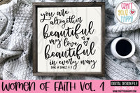 Women of Faith Volume 1 - PNG, DXF, SVG Digital Cut File - 11 designs